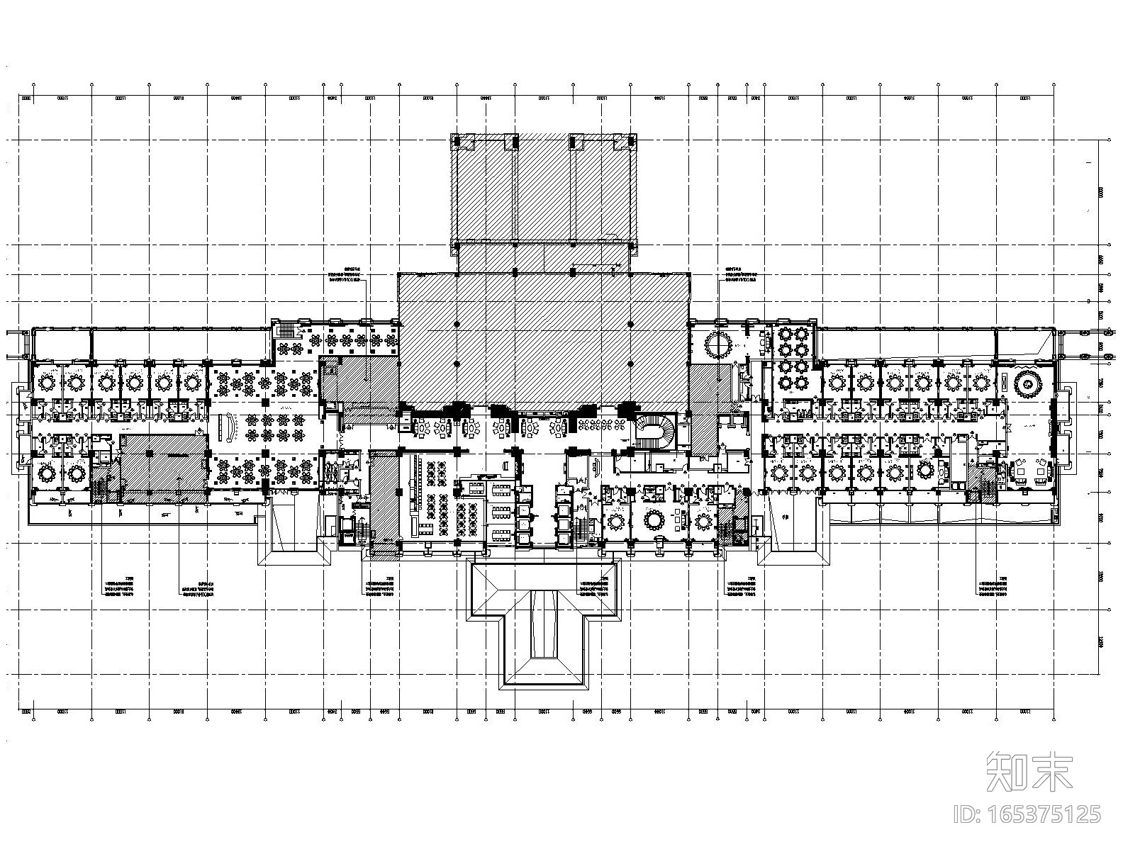 [上海]恒大海上威尼斯酒店室内装饰全套施工图（附效果图...cad施工图下载【ID:165375125】