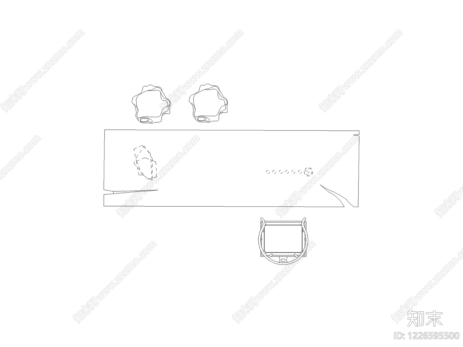 桌子cad施工图下载【ID:1226595500】
