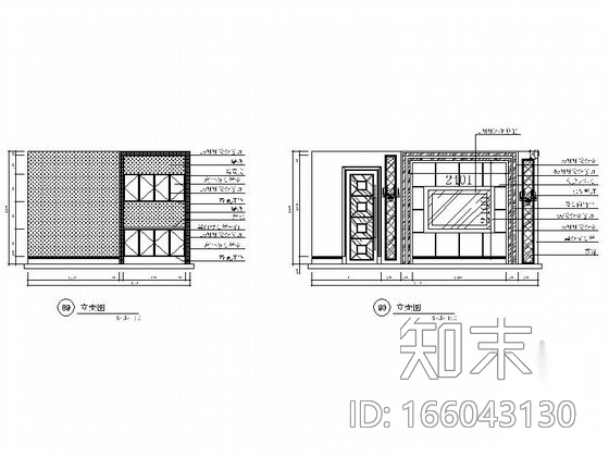 某欧式娱乐会所包房17装修图cad施工图下载【ID:166043130】