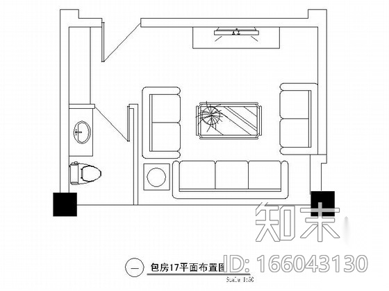 某欧式娱乐会所包房17装修图cad施工图下载【ID:166043130】