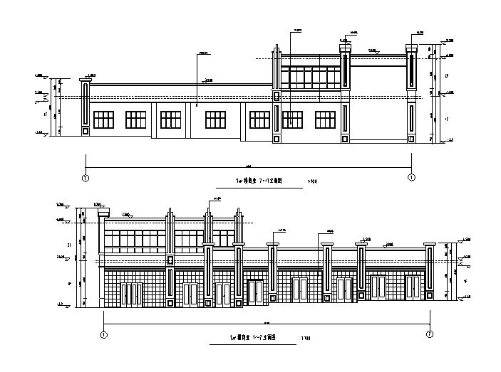 县城拆迁安置房设计建筑施工图（2018）cad施工图下载【ID:166076187】