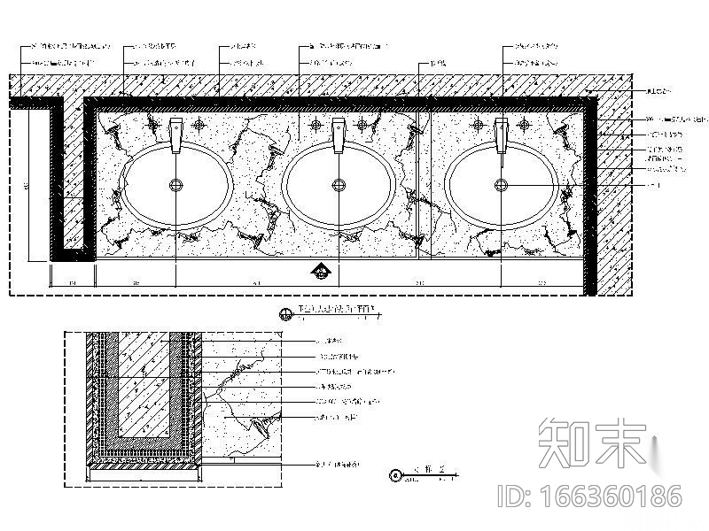 商场卫生间详图cad施工图下载【ID:166360186】