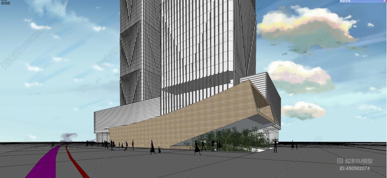 其他商场建筑SU模型草图