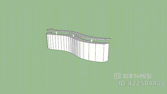 接待台SU模型下载【ID:422504488】