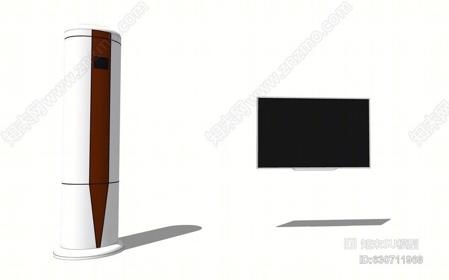 空调电视组合SU模型下载【ID:630711968】