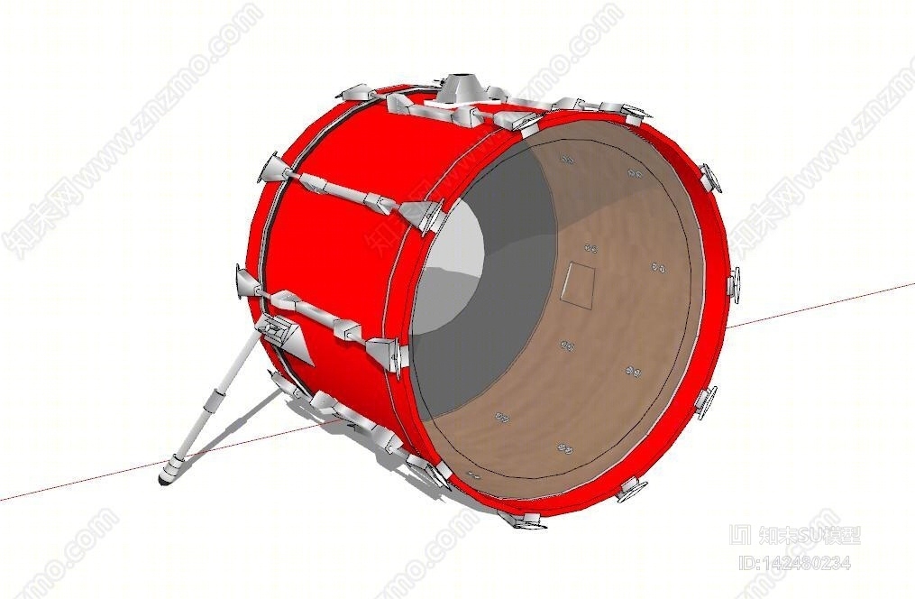 架子鼓SU模型下载【ID:142480234】