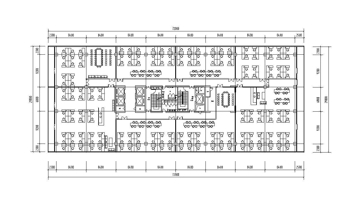 [广东]立润现代风格富达商业广场建筑施工图设计（CAD）cad施工图下载【ID:149935150】