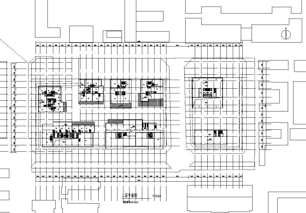 [广东]立润现代风格富达商业广场建筑施工图设计（CAD）cad施工图下载【ID:149935150】