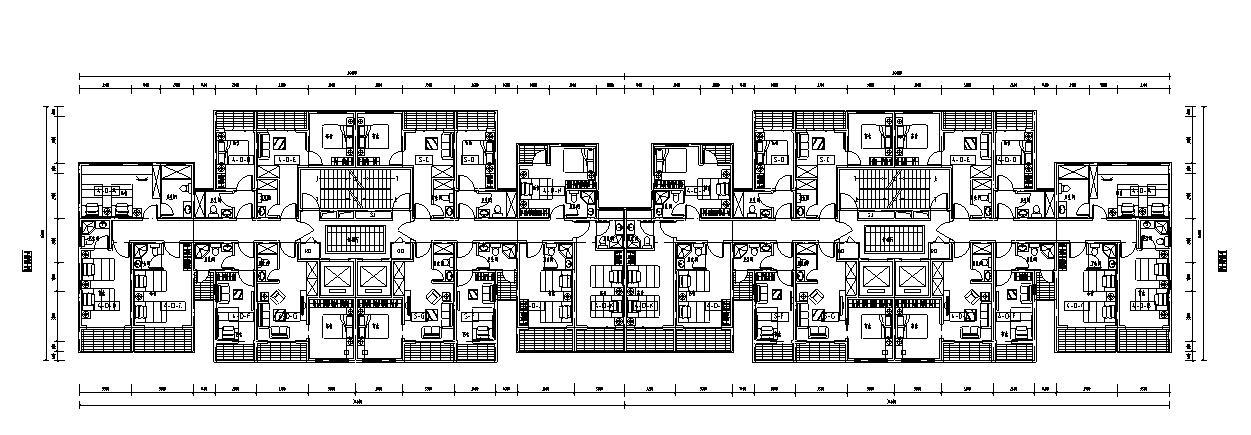 [广东]立润现代风格富达商业广场建筑施工图设计（CAD）cad施工图下载【ID:149935150】