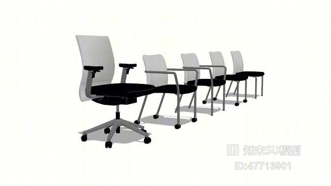 办公椅SU模型下载【ID:47713901】