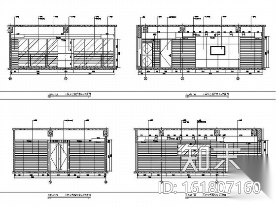 [昆山]大型燃气运营专业化公司现代办公楼装修施工图（含...cad施工图下载【ID:161807160】