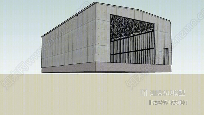 空工厂SU模型下载【ID:835152091】