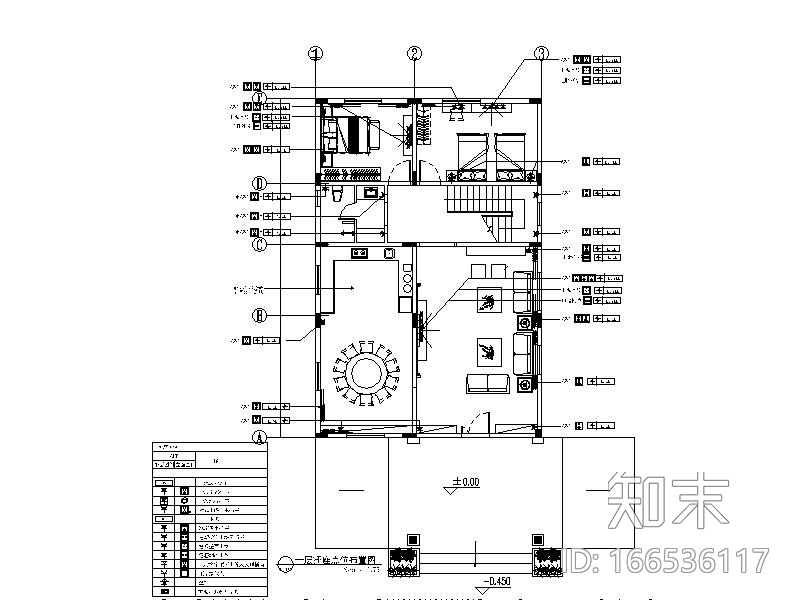 3层别墅装修详图cad施工图下载【ID:166536117】