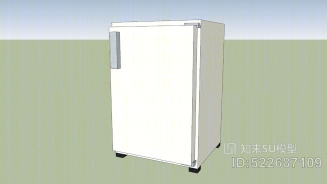 迷你冰箱SU模型下载【ID:522687109】