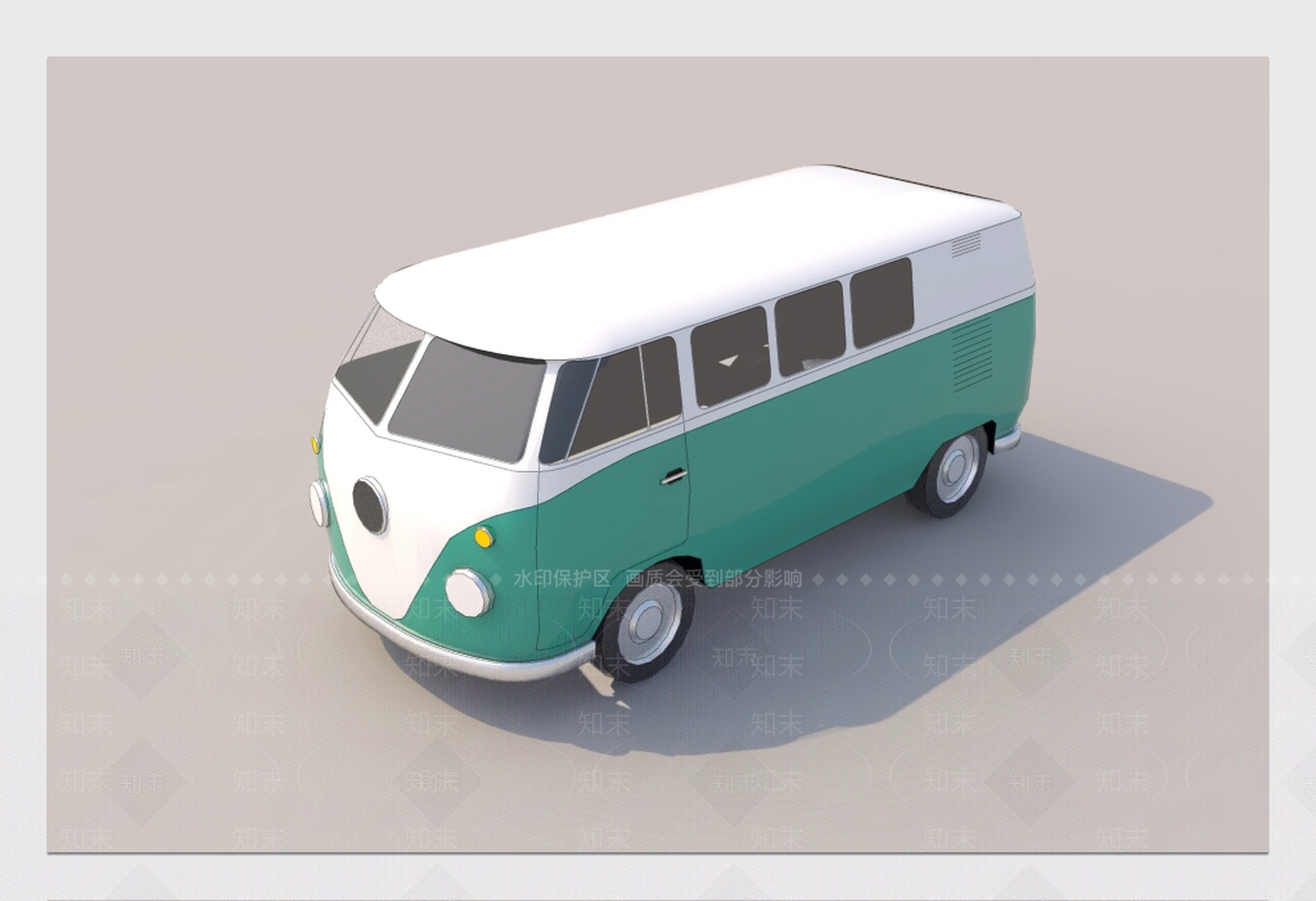 面包车汽车SU模型下载【ID:175289182】