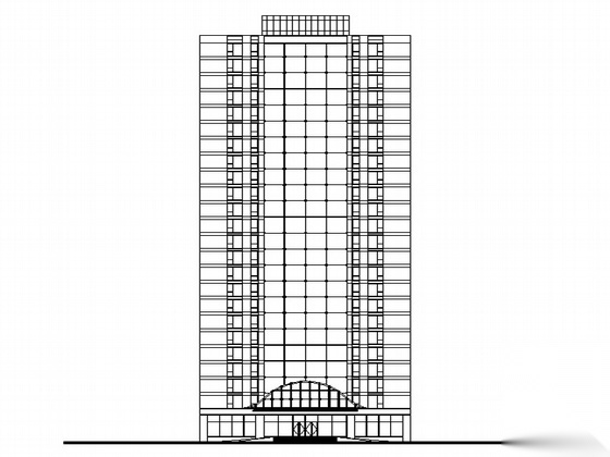 [北京市]某嘉园小区二十四层住宅楼及地下车库施工图建筑...cad施工图下载【ID:167492173】