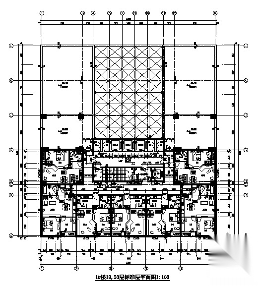 [北京市]某嘉园小区二十四层住宅楼及地下车库施工图建筑...cad施工图下载【ID:167492173】