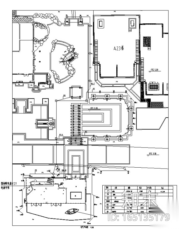 [广东]渔港风情滨海度假区景观施工图cad施工图下载【ID:165135179】