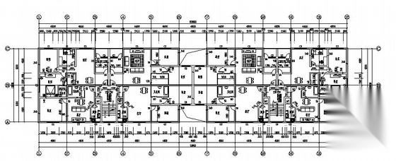 成都某六层底框住宅建筑施工图cad施工图下载【ID:149846128】