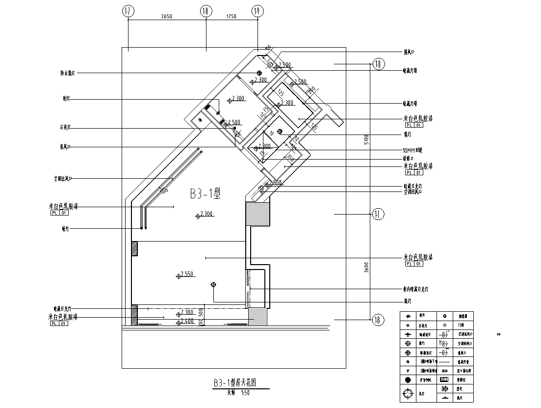 [上海]某国际公寓住宅样板间施工图cad施工图下载【ID:160475176】