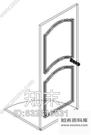 图块/节点门CAD模型图块30cad施工图下载【ID:832316831】