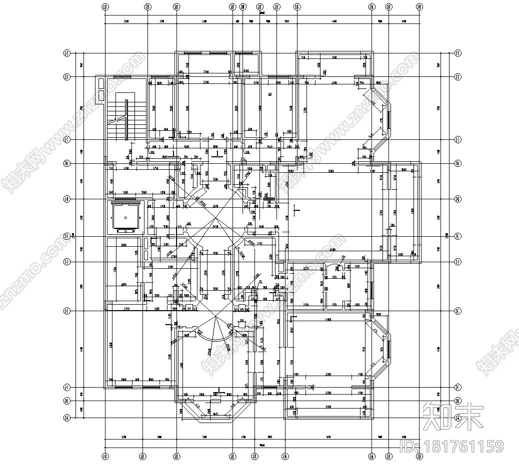 [江苏]南京天正桃源府样板房A、B户型施工效果图cad施工图下载【ID:181761159】