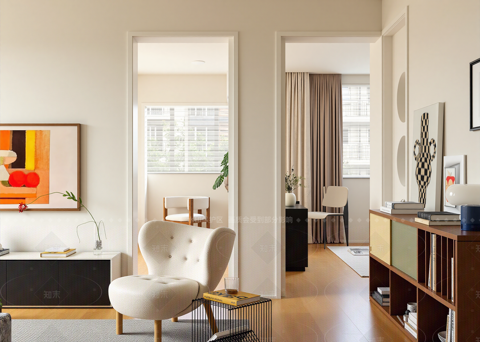 北欧家居客厅3D模型下载【ID:1214926510】