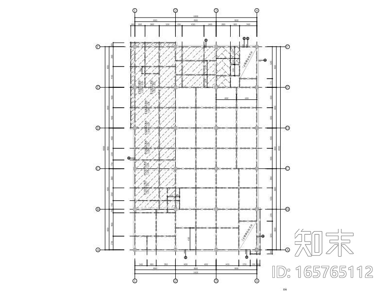 2层框架结构cad施工图下载【ID:165765112】