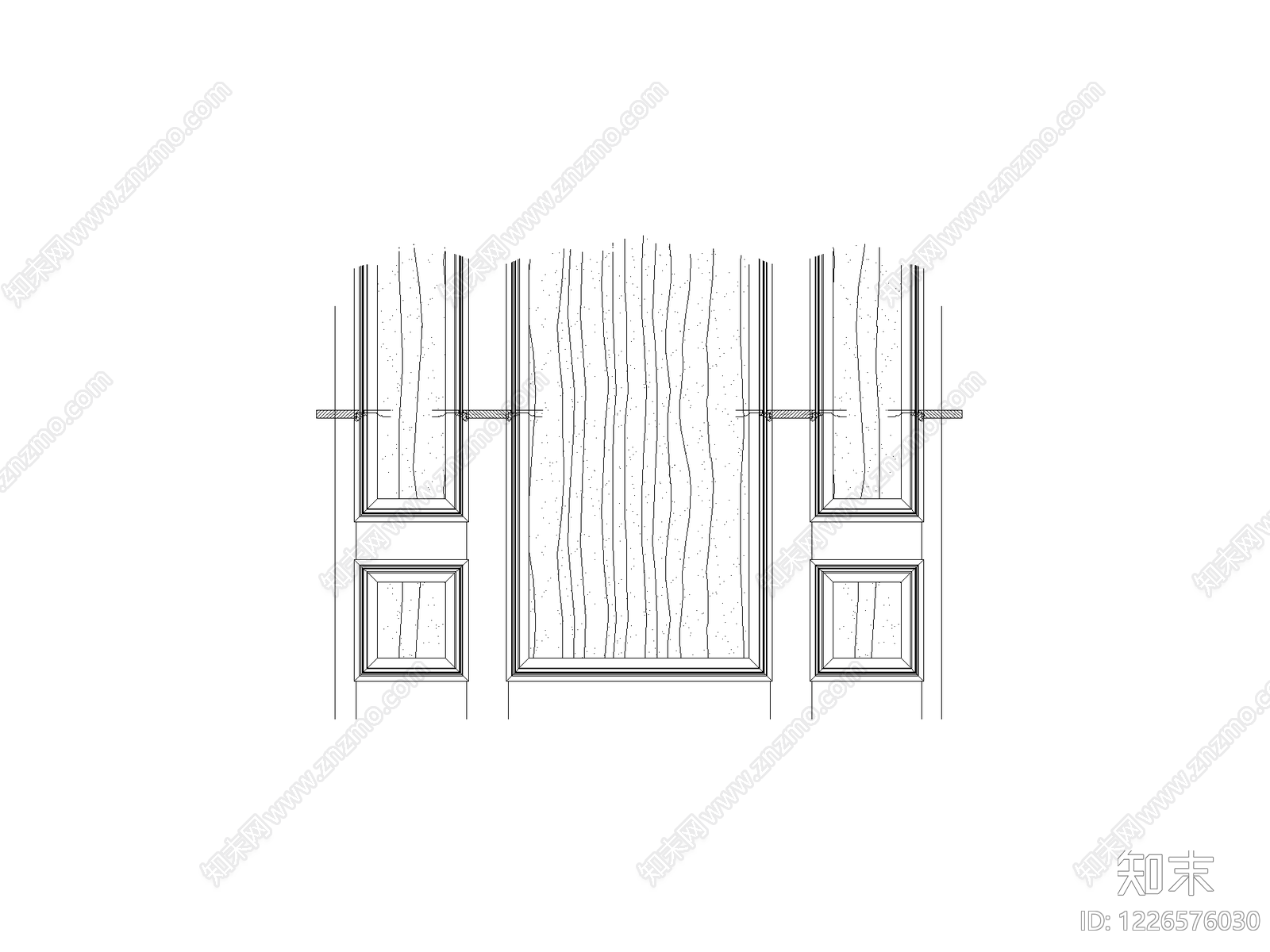 门cad施工图下载【ID:1226576030】