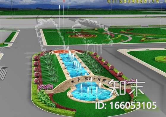 深圳某工厂环境景观设计方案cad施工图下载【ID:166053105】