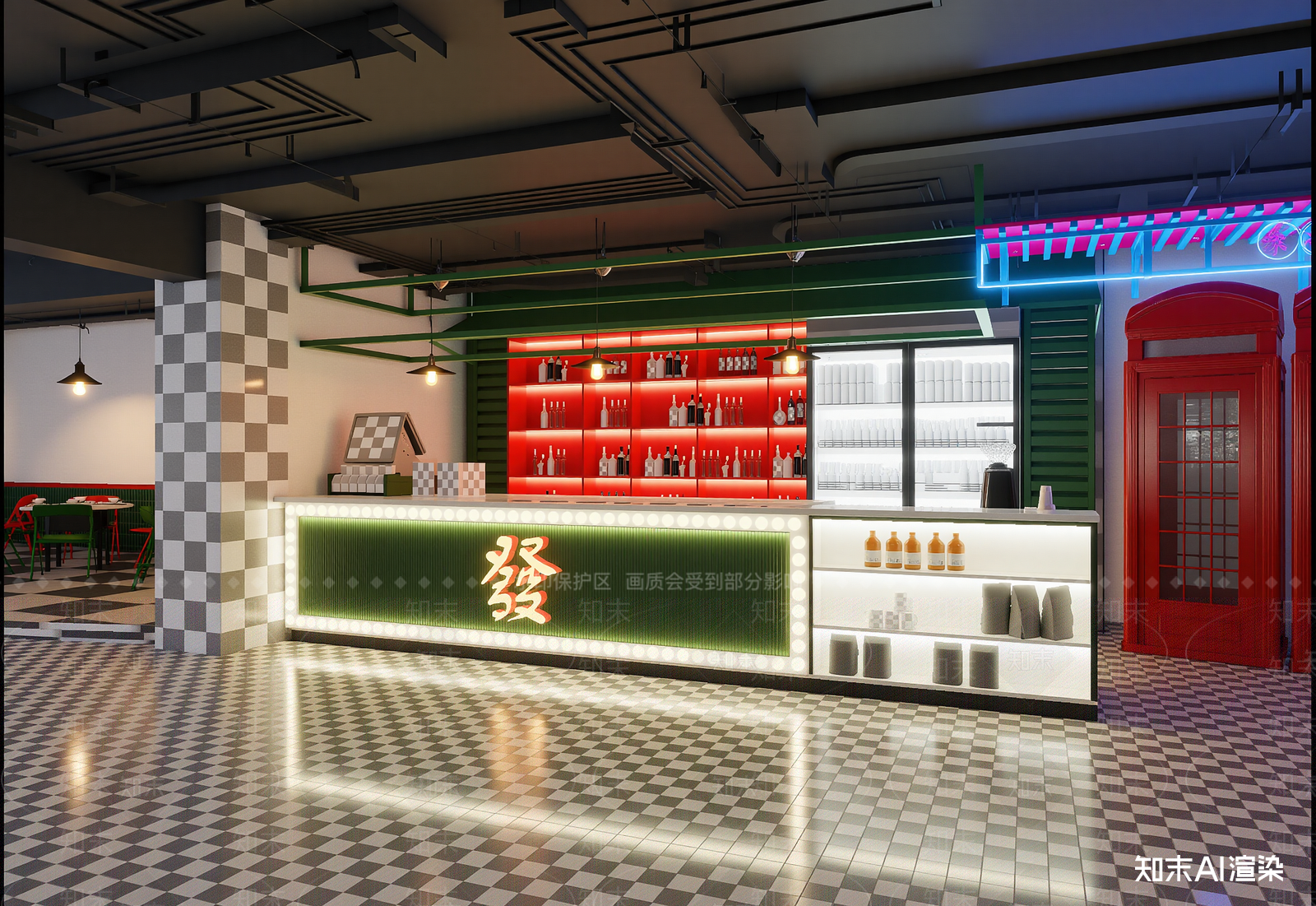 现代酒吧3D模型下载【ID:1213902503】