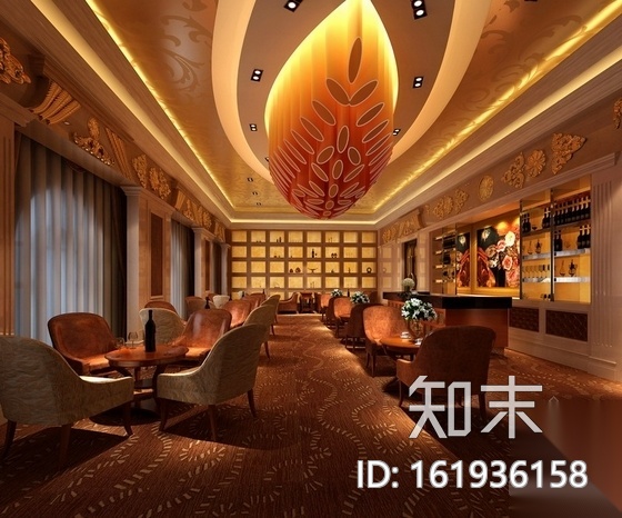 [内蒙古]某豪华民族风格酒店公共空间室内装修施工图（含...cad施工图下载【ID:161936158】