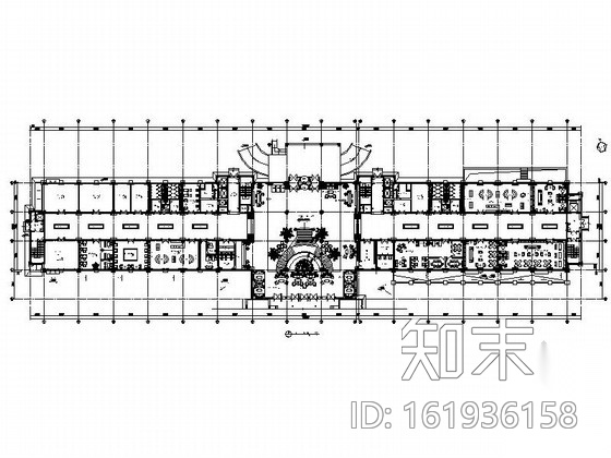 [内蒙古]某豪华民族风格酒店公共空间室内装修施工图（含...cad施工图下载【ID:161936158】
