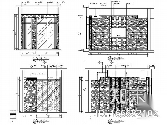 [浙江]简欧轻奢商务酒店贵宾客房室内施工图（含效果图）cad施工图下载【ID:166682102】