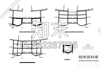 图块/节点商场加建观光梯(双梯)cad施工图下载【ID:832287735】