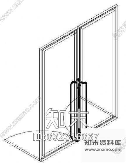 图块/节点门CAD模型图块12cad施工图下载【ID:832316867】
