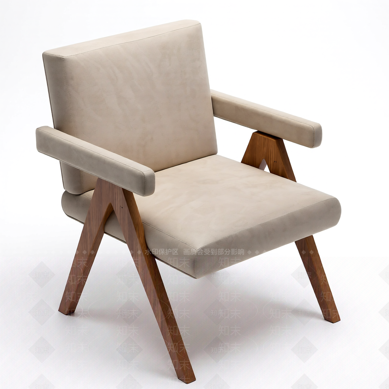 现代A字腿椅子3D模型下载【ID:1206204946】