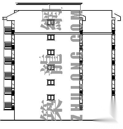 某多层住宅楼建筑施工图cad施工图下载【ID:149855102】