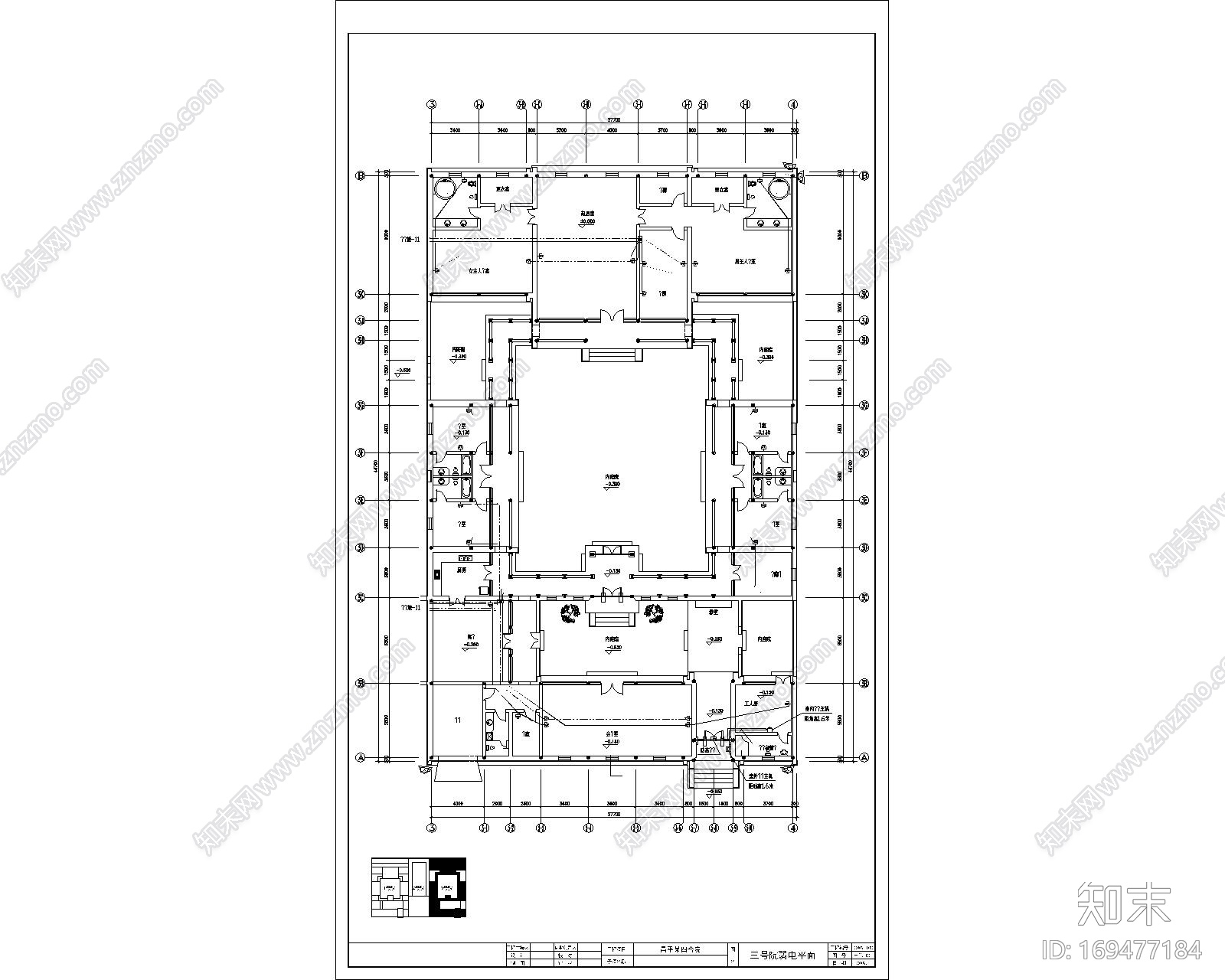 电气图（包括完整配电系统电气说明等）cad施工图下载【ID:169477184】