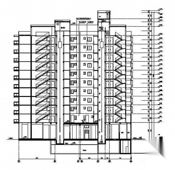 [深圳]某住宅区二期商住楼建筑结构施工图施工图下载【ID:167911133】