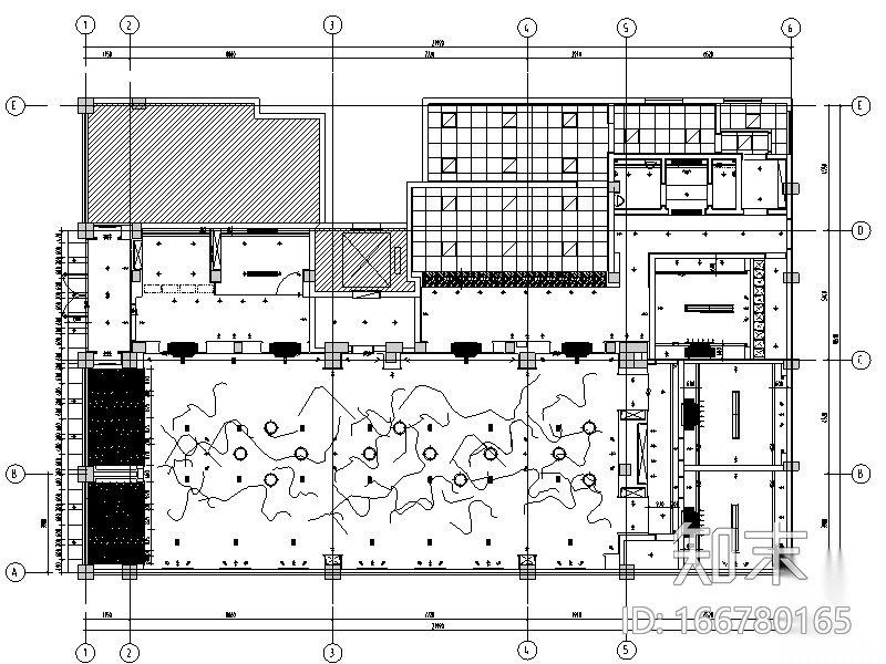 [河南]五味壹品兰州拉面餐饮空间设计施工图（附效果图）cad施工图下载【ID:166780165】