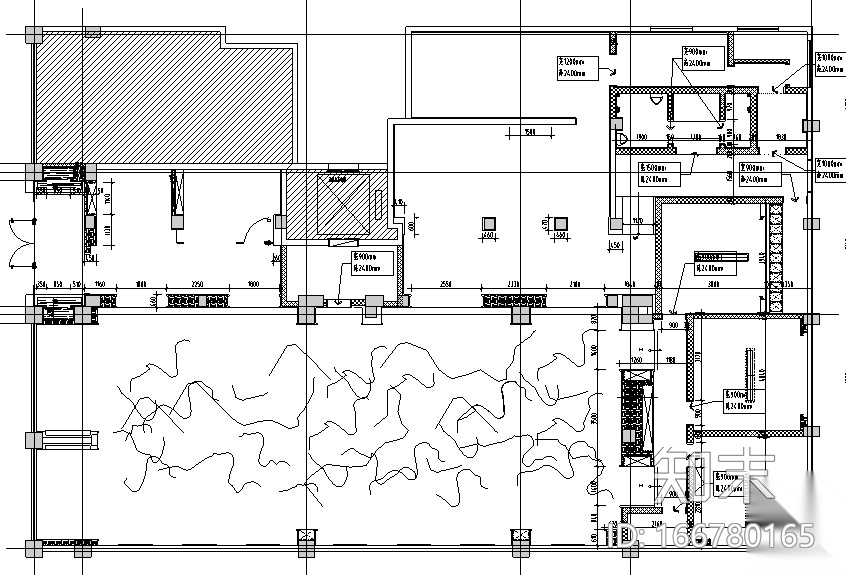 [河南]五味壹品兰州拉面餐饮空间设计施工图（附效果图）cad施工图下载【ID:166780165】