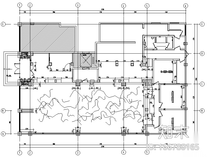 [河南]五味壹品兰州拉面餐饮空间设计施工图（附效果图）cad施工图下载【ID:166780165】