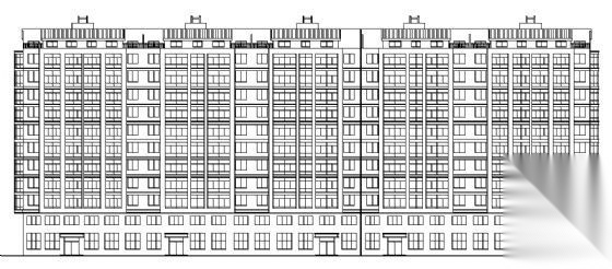 某十一层住宅楼建筑设计施工图cad施工图下载【ID:149847172】