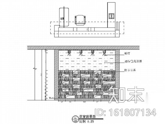 [长沙]现代中式风格四居室住宅装修CAD施工图（含效果图...施工图下载【ID:161807134】