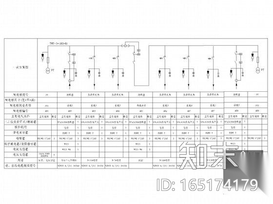 大型小区10KV变配电工程全套施工图纸（系统图、完整大样...cad施工图下载【ID:165174179】