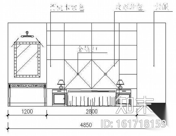 某一居室装修施工图cad施工图下载【ID:161718159】