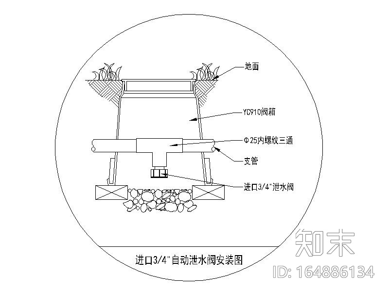 西乡立交桥底绿化安装自动喷淋系统工程项目施工设计图（...施工图下载【ID:164886134】