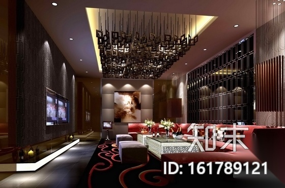 [江苏]某奢华酒店KTV全套装修图（含效果）cad施工图下载【ID:161789121】