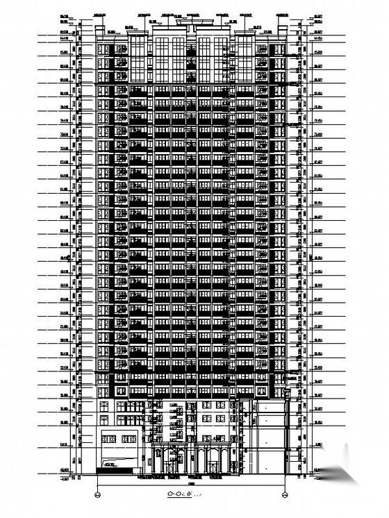 [湖南]高层多元化现代风格知名地块规划及单体建筑施工...施工图下载【ID:160734122】